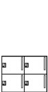 パーソナルロッカー（縦型ポスト）2列2段