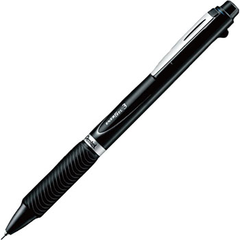 ペンテル XBLC35A エナージェル 3色ボールペン  軸色:ブラック (215-3003)1本