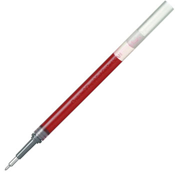 ペンテル XLRN5-B ゲルインクボールペン替芯 0.5mmニードルチップ 赤 (313-3293)1本 赤 エナージェルシリ