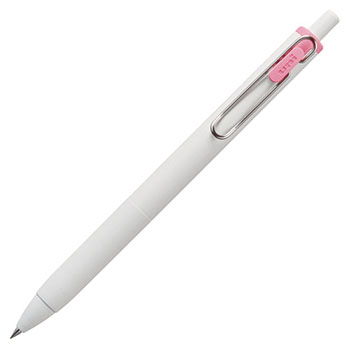 三菱鉛筆 UMNS38.51 ゲルインクボールペン ユニボール ワン (411-5528)1本 0.38mm ライトピンク (軸