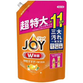 P&G PG118707 除菌ジョイ コンパクト バレンシアオレンジの香り 詰替用 超特大ジャンボサイズ 1425ml