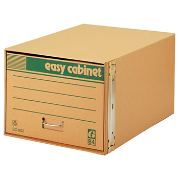 ゼネラル EC-002 イージーキャビネット エコ普及型 金具脱着式 B4用 (115-7864)1個 内寸W390×D560×