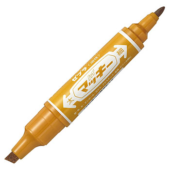 ゼブラ MO-150-MC-LE 油性マーカー ハイマッキー 角芯太字+丸芯細字 (015-1900)1本 角芯太字+丸芯細字 