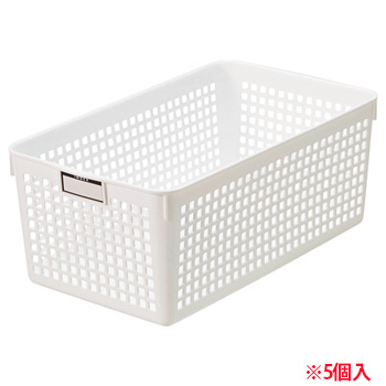 イノマタ化学 96144 ネームバスケット ワイド (819-8808)1パック=5個