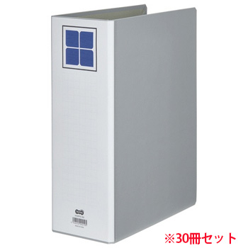 A4SPFE-8G 片開きパイプ式ファイルE A4タテ 800枚収容 80mmとじ 汎用品 (912-1370)1セット=30冊