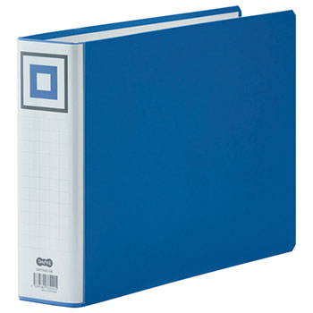 ORPA4E-5B 両開きパイプ式ファイルV A4ヨコ 500枚収容 汎用品 (411-8161)1冊 50mmとじ 背幅65