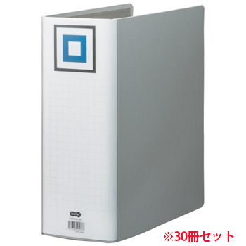ORPA4S-10C 両開きパイプ式ファイルV A4タテ 1000枚収容  汎用品 (911-0476)1セット=30冊 100