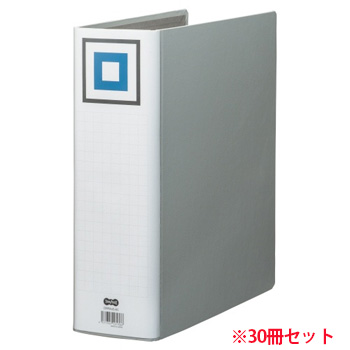 ORPA4S-8C 両開きパイプ式ファイルV A4タテ 800枚収容 汎用品 (911-0462)1セット=30冊 80mmと