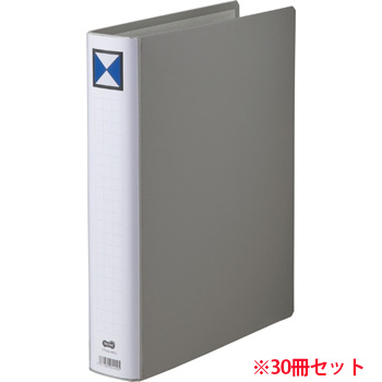TPFA4-4WG 両開きパイプ式ファイル A4タテ 400枚収容 40mmとじ 汎用品 (914-5605)1セット=30冊 
