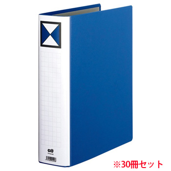 TPFA4-6W 両開きパイプ式ファイル A4タテ 600枚収容 60mmとじ 汎用品 (912-7156)1セット=30冊
