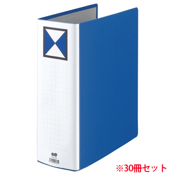 TPFA4-9W 両開きパイプ式ファイル A4タテ 900枚収容 90mmとじ  汎用品 (912-1290)1セット=30冊 