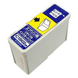 
IC1BK02 エコリカ リサイクルインク ブラック （ECI-E02B）
 エコリカ リサイクルインク