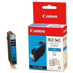 CANON BCI-3eC インクタンク シアン 純正