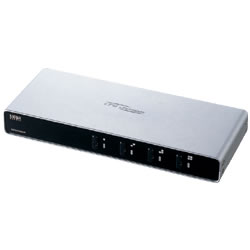 サンワサプライ SW-KVM4LP パソコン自動切替器(4:1)