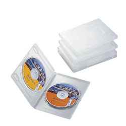 ELECOM CCD-DVD05CR DVDトールケース