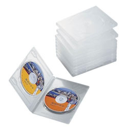 ELECOM CCD-DVD06CR DVDトールケース