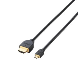 ELECOM DH-HD14EU07BK イーサネット対応HDMI-Microケーブル（A-D）