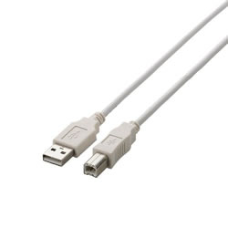 ELECOM U2C-BN10WH USB2.0ケーブル