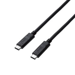 ELECOM USB3-CCP10NBK USB3.1ケーブル（認証品、C-C）