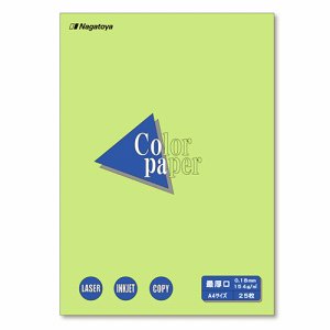 長門屋商店 ナ-3508 Color Paper A4 最厚口 うぐいす