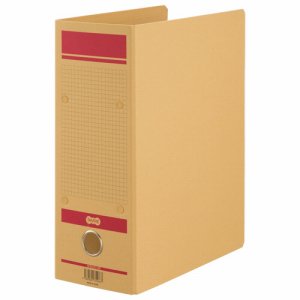 HFNA4S-10R 保存用ファイルN片開き A4タテ 赤 汎用品 (312-2220)
