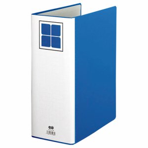 A4SPFE-10B 片開きパイプ式ファイルE A4タテ 背幅126mm 青 汎用品 (611-3599)