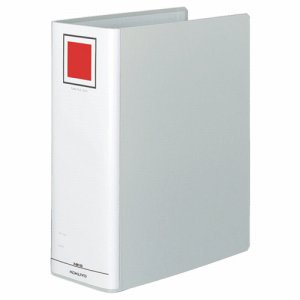 コクヨ フ-E6100C チューブファイル(エコ) 片開キ A4タテ 1000枚収容 100mmトジ 背幅115mm シルバー