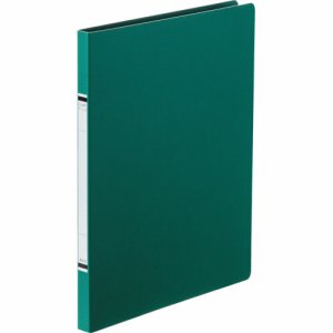 TKZF-A4SGN 紙表紙クランプファイル A4タテ 背幅18mm 緑 汎用品 (018-3699)