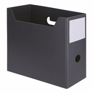 TPY-A4-GY PP製組立式ボックスファイル A4ヨコ グレー 汎用品 (218-9248)