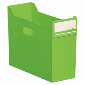 LIHIT G1600-6 リクエスト スタックボックス A4ヨコ 背幅117mm 黄緑 (311-8016)