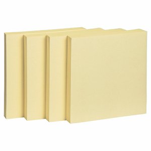 TM7575-Y ふせん 75×75mm イエロー 10冊パック 汎用品 (212-2160) 1パック=10冊