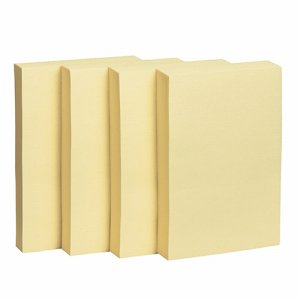 TM7550-Y ふせん 75×50mm イエロー 1セット50冊 汎用品 (910-1826) 1セット=50冊(10冊×5パ