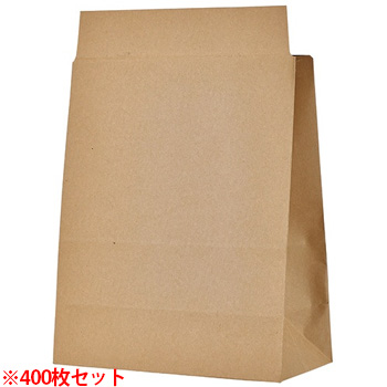 TTB-WS 宅配袋 マチ広 小 茶 封かんテープ付 400枚セット 汎用品 (913-4654) 1セット＝400枚(100枚