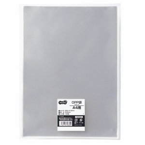 TOP225 OPP袋 フラット A4用 225×310mm 汎用品 (517-7202) 1パック＝100枚