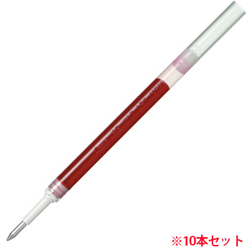 ペンテル XLR7-B ゲルインクボールペン替芯 0.7mm砲弾チップ 赤 エナージェルシリーズ用 (714-5728) 1セッ