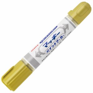 ゼブラ YYT20-GO マッキーペイントマーカー 太字+中字 金 (015-7232)