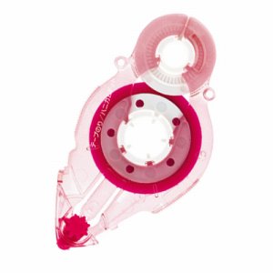 PLUS TG-621 ピンクテープのり スピンエコハニカム 交換テープ 8.4mm×16M ピンク (819-7672)