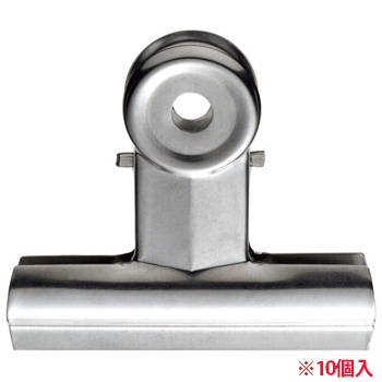 ベロス STC-4010 ステンレス目玉クリップ 大 口幅65mm (015-3081) 1箱=10個