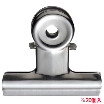 ベロス STC-3020 ステンレス目玉クリップ 小 口幅40mm (015-3104) 1箱＝20個