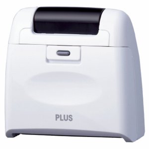 PLUS IS-510CMホワイト個人情報保護スタンプ ローラーケシポン ワイド 本体 ホワイト (616-4188)
