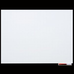 マグエックス MSHP-90180-M マグネットホワイトボードシート 暗線入 超特大 1800×900mm (612-7749