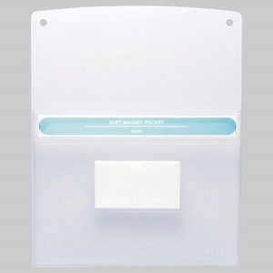 ソニック MP-5973-W ソフトマグネットポケット A4 カードホルダー付 (212-4386)