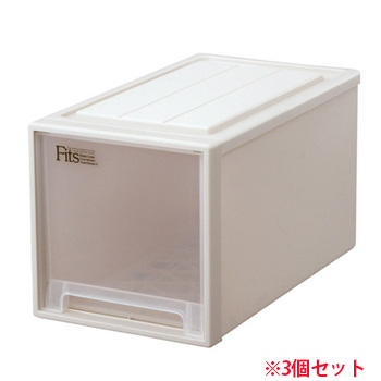 天馬 L-30CAP FITS フィッツケース クローゼット W300×D530×H300mm カプチーノ (911-6240)