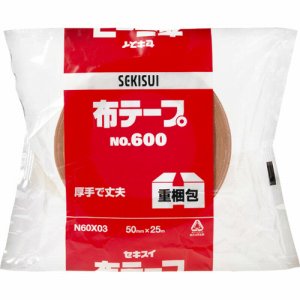 積水化学 N60X03 布テープ NO.600 50mm×25m (466-9043)
