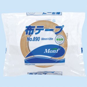 古藤工業 NO890 布粘着テープ NO.890 50mm×25m (761-3692) 1セット=30巻