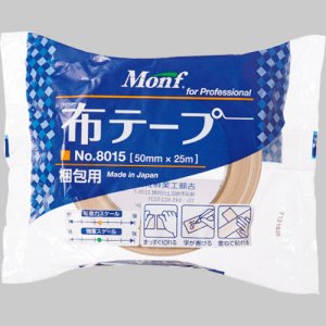 古藤工業 NO8015 布粘着テープ NO.8015 50mm×25m (761-3685) 1セット=30巻