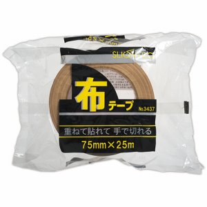 スリオンテック No.343720-75x25 布テープ (968-4065) 1セット=24巻