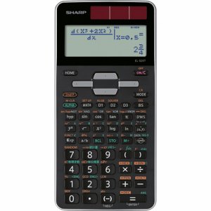 SHARP EL-520T-X 関数電卓 ピタゴラス アドバンスモデル 10桁 ハードケース付 (212-7394)