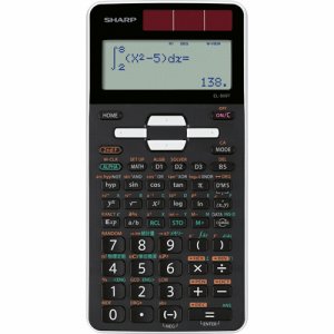 SHARP EL-509T-WX 関数電卓 ピタゴラス スタンダードモデル 10桁 ハードケース付 (212-7400)