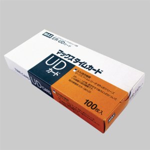 マックス ER-UDカ-ド タイムレコーダー用カード ER-UDカード (912-1278) 1セット=3パック